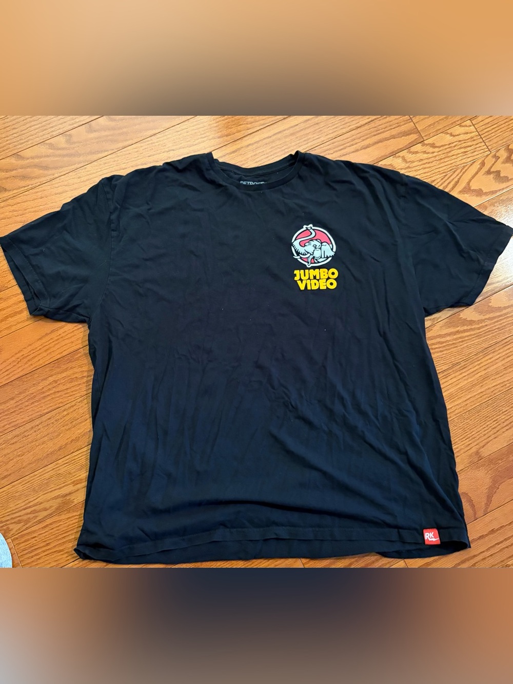 Retrokid Jumbo Video Black Graphic Tee Men’s Size 3XL
